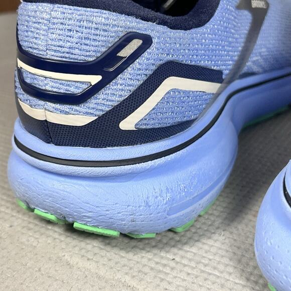 Brooks Ghost 15 Women Size 10 B Peacock Vista Blue Linen Running Shoes Sneakers - Picture 7 of 12